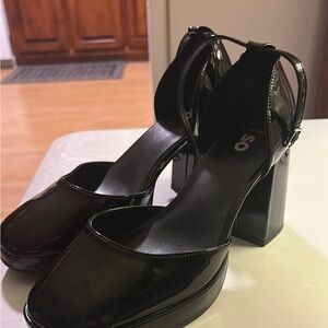 Black Platform Heels